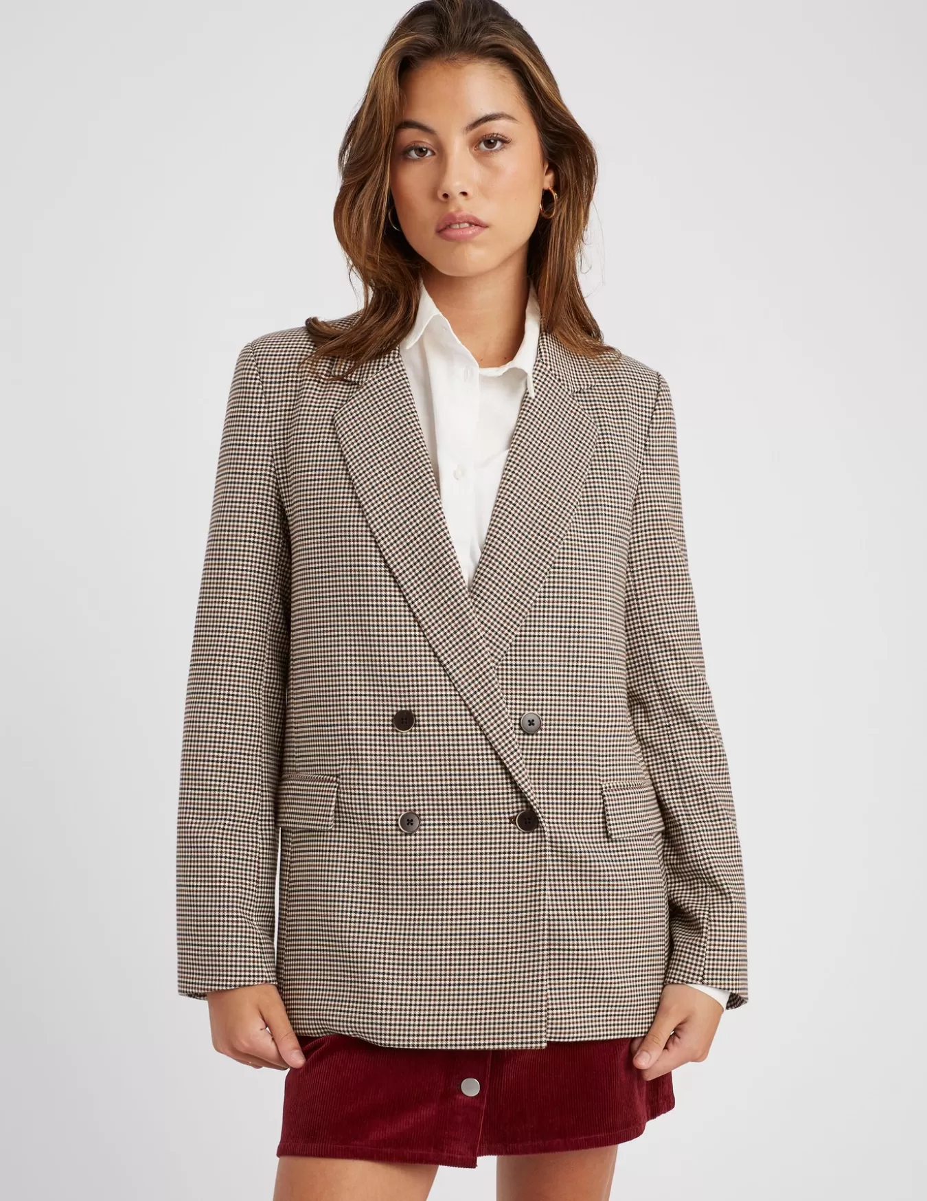 Blazer Carreaux Polyester Recyclé^BZB Store