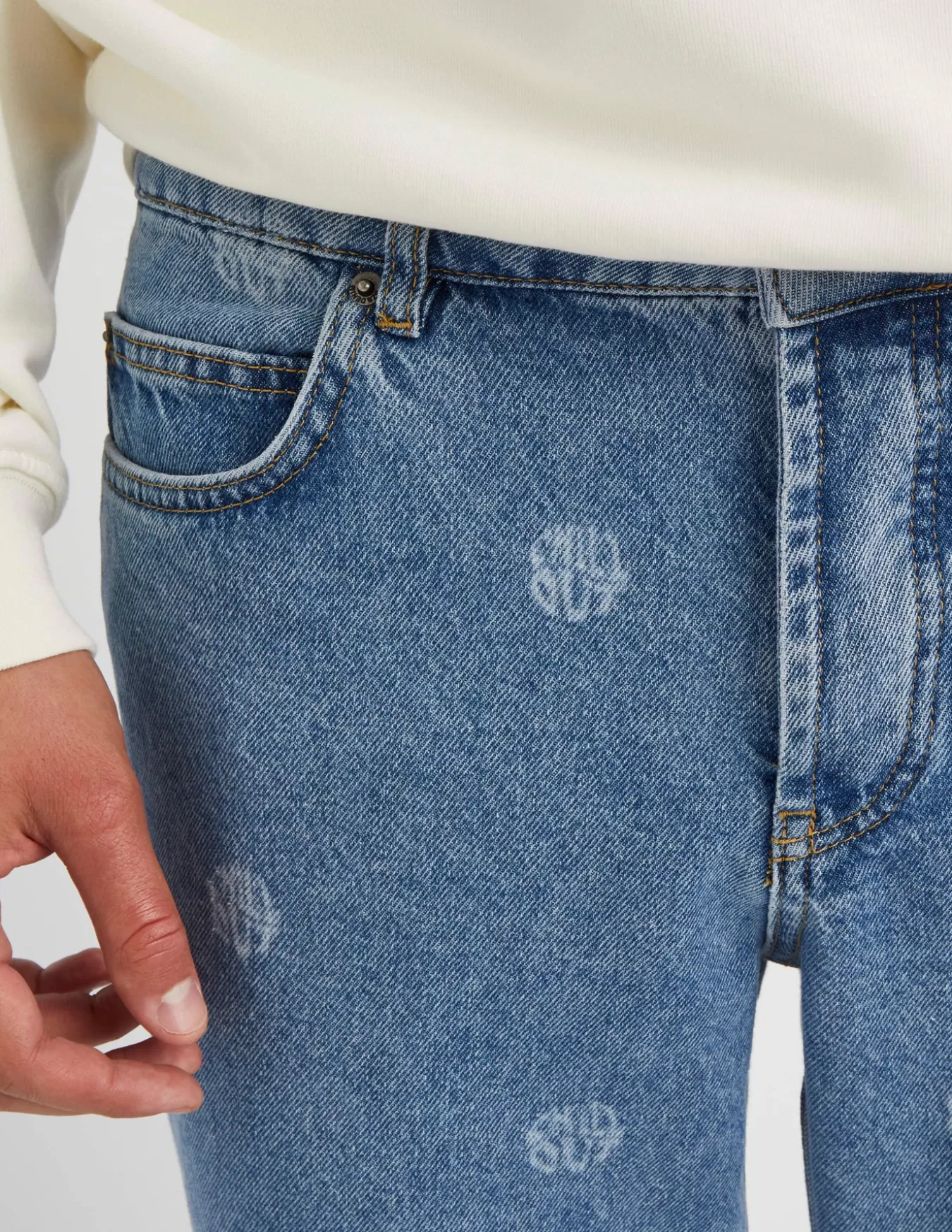 Jean Relaxed Imprimé^BZB Best Sale