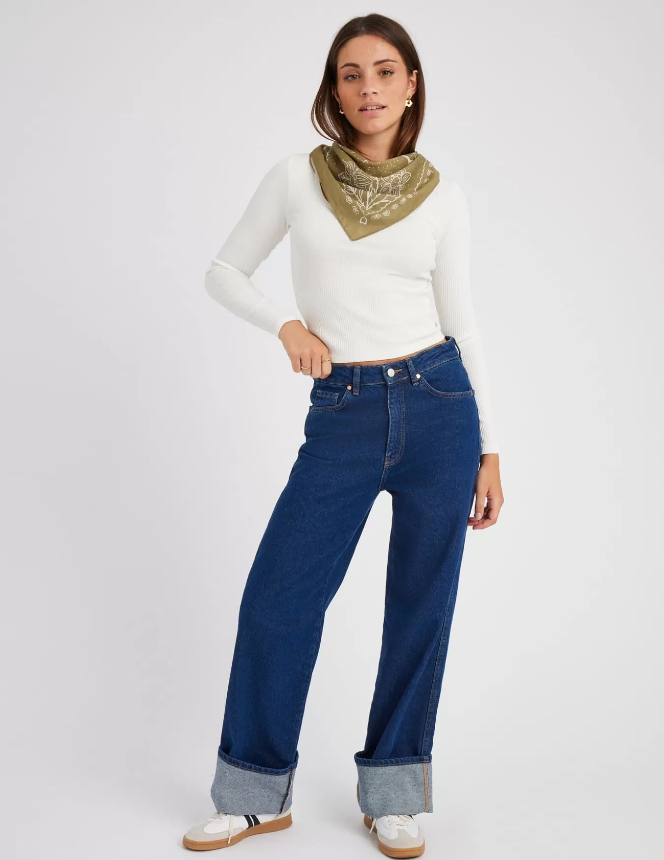 Jean Wide Leg à Revers^BZB Store