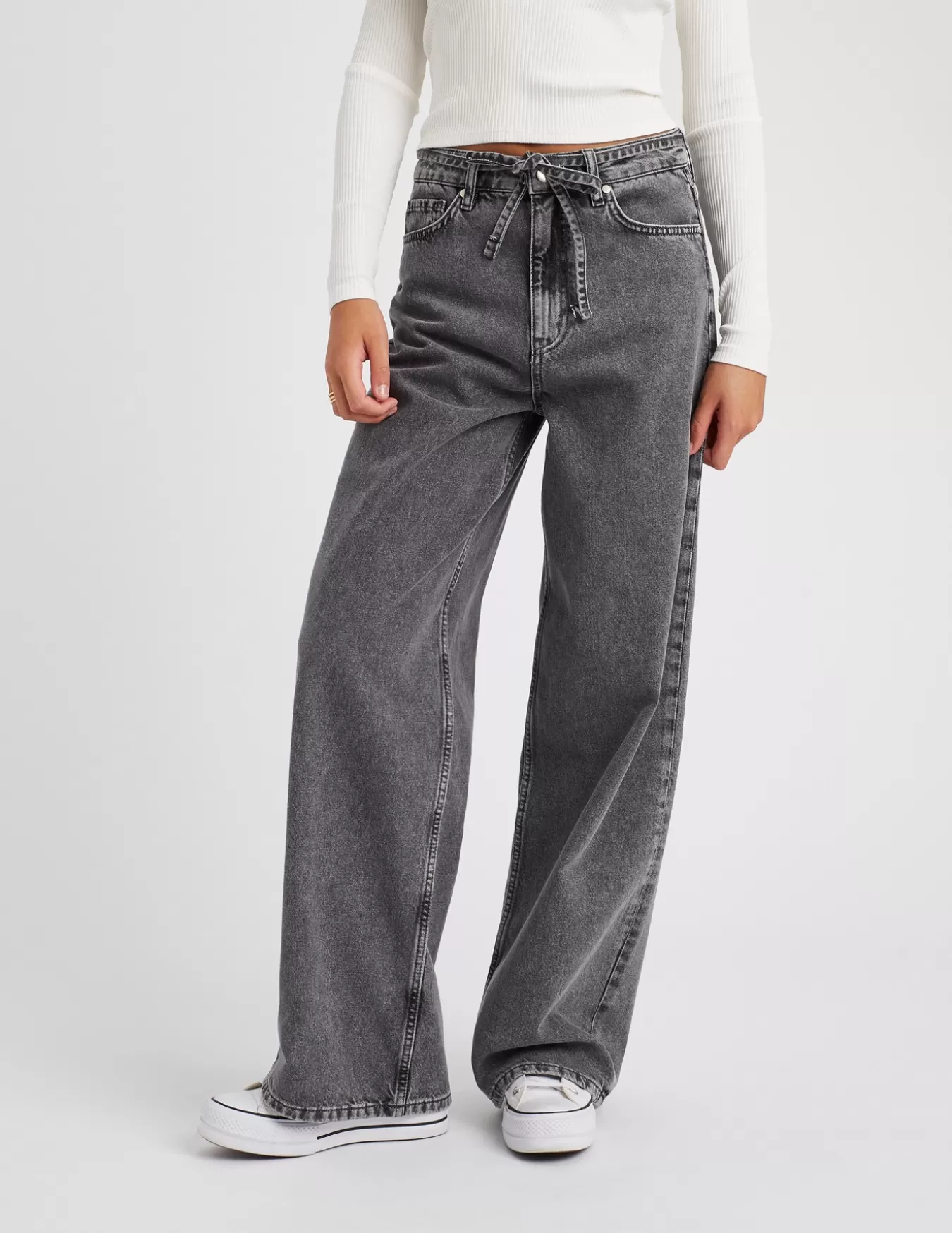 Jean Wide Leg Ceinturé^BZB Outlet