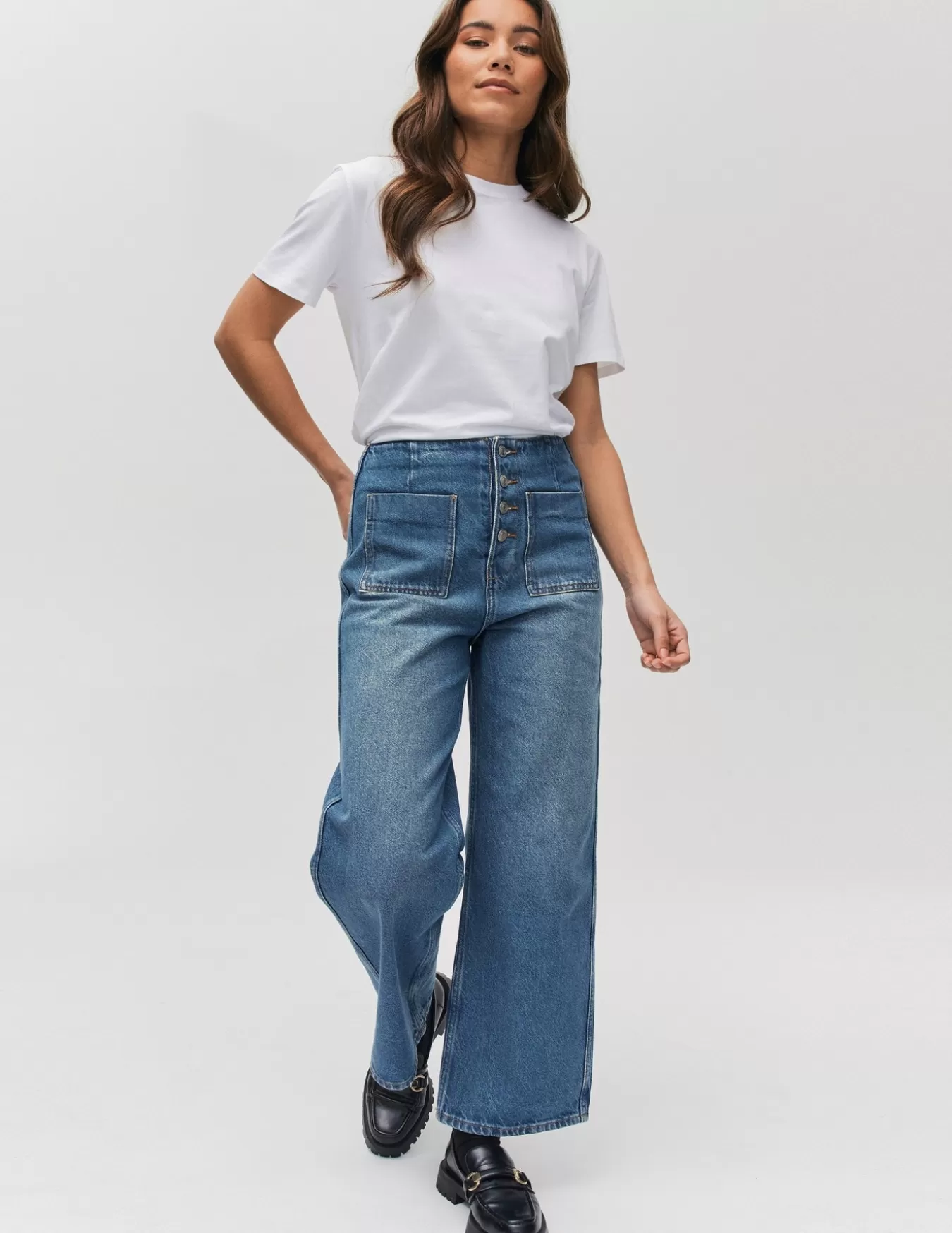 Jean Wide Leg Court^BZB Fashion