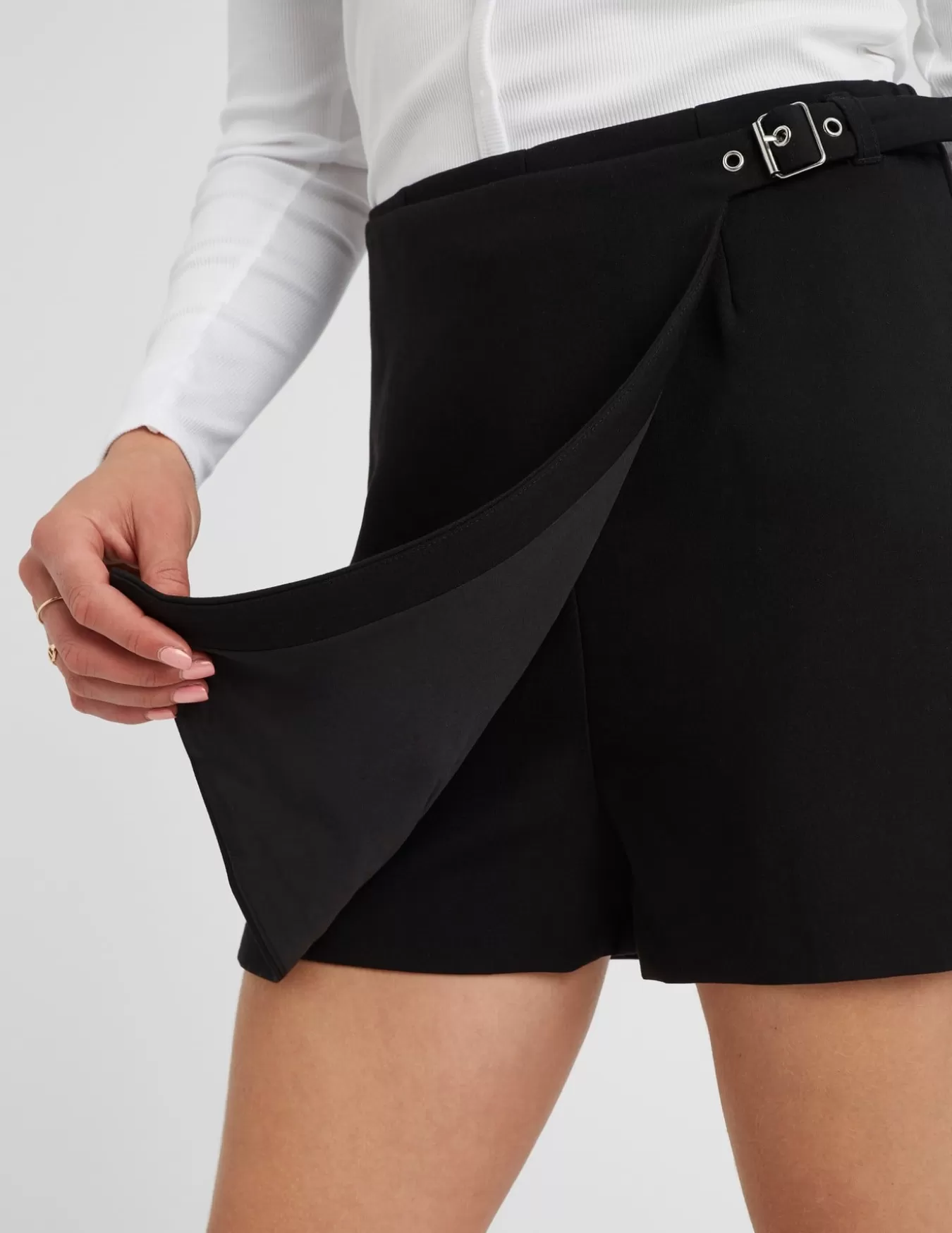 Jupe Short Portefeuille En Polyester Recyclé^BZB Cheap