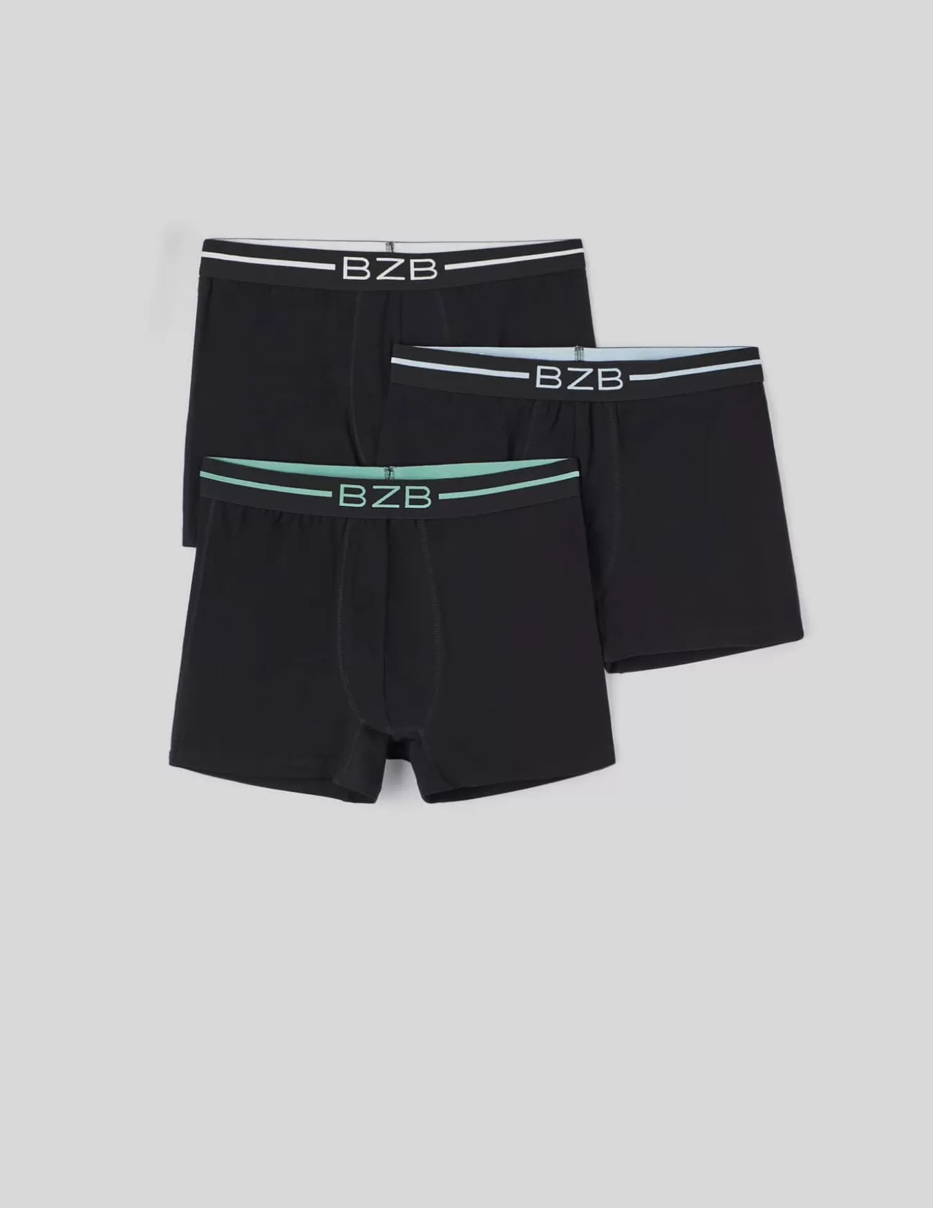 Lot 3 Boxers Logo Contrasté^BZB Sale