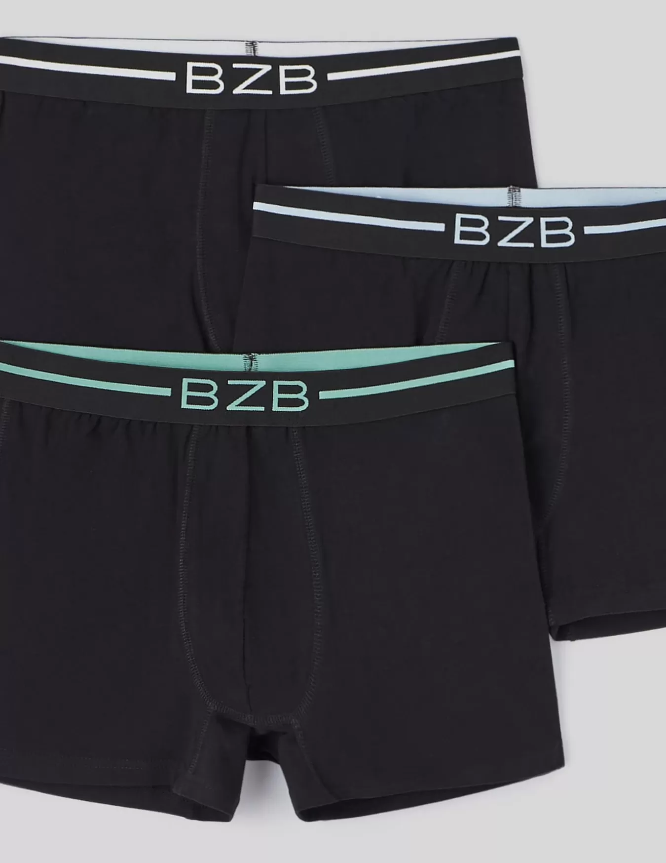 Lot 3 Boxers Logo Contrasté^BZB Sale