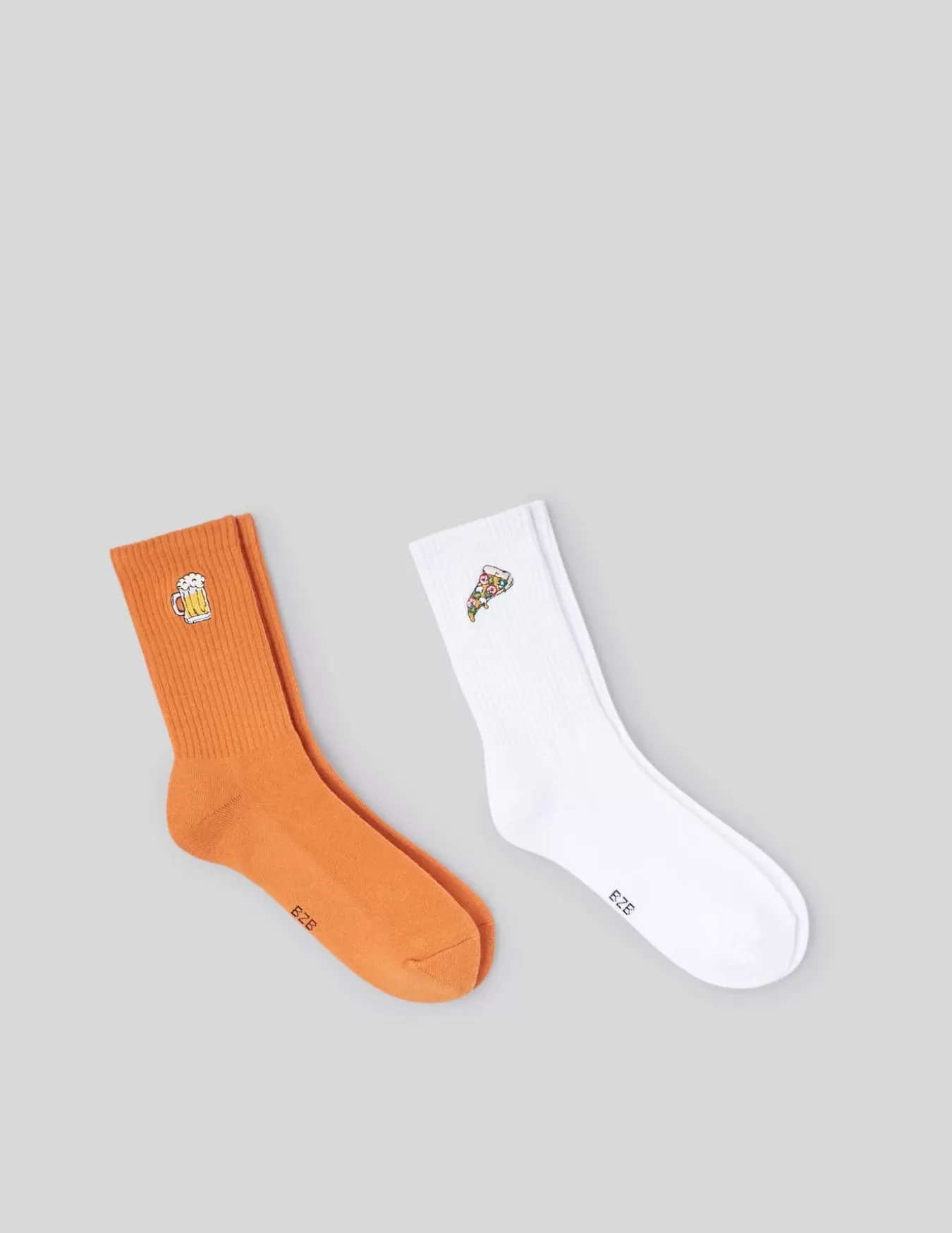 Lot De 2 Paire Chaussettes Fantaisie Broderie^BZB Sale