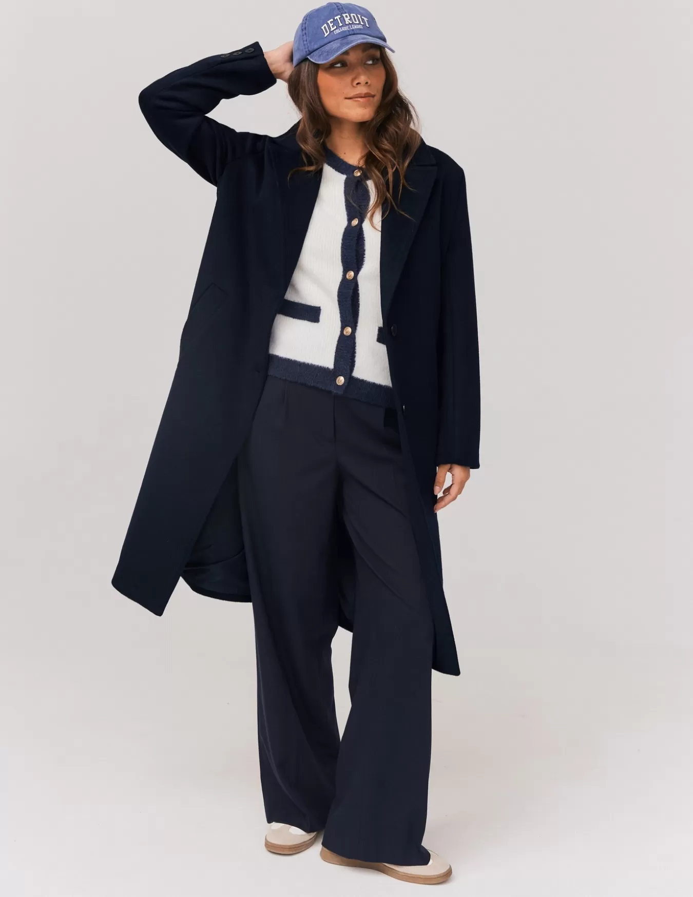 Manteau Long En Laine^BZB Online