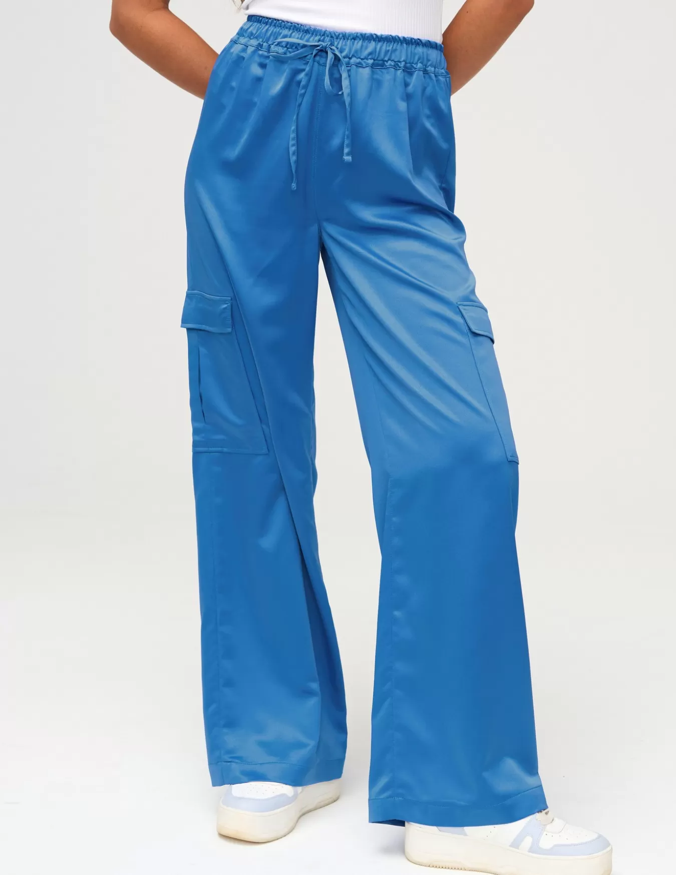 Pantalon Cargo En Satin^BZB Sale