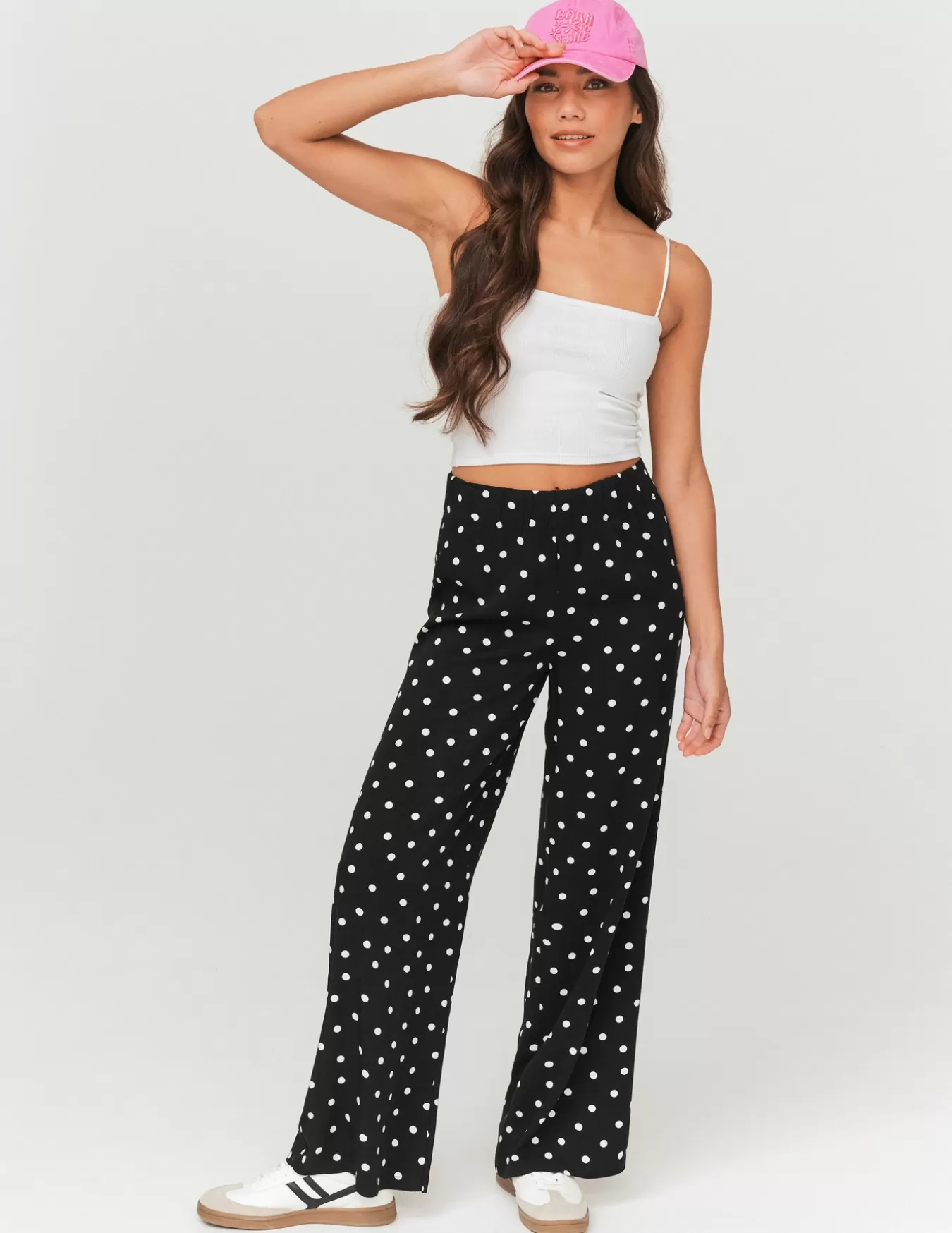 Pantalon Fluide à Pois^BZB Discount