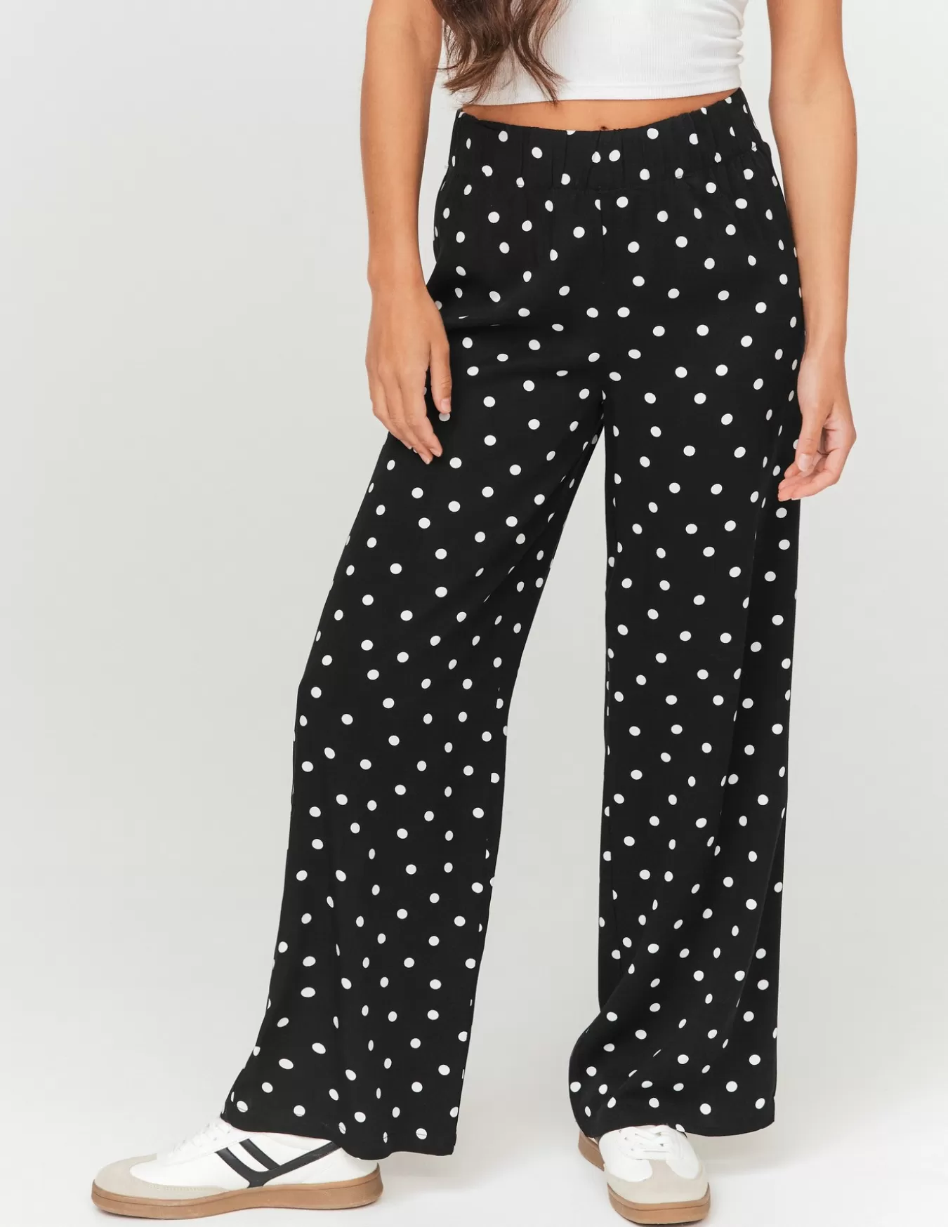 Pantalon Fluide à Pois^BZB Discount