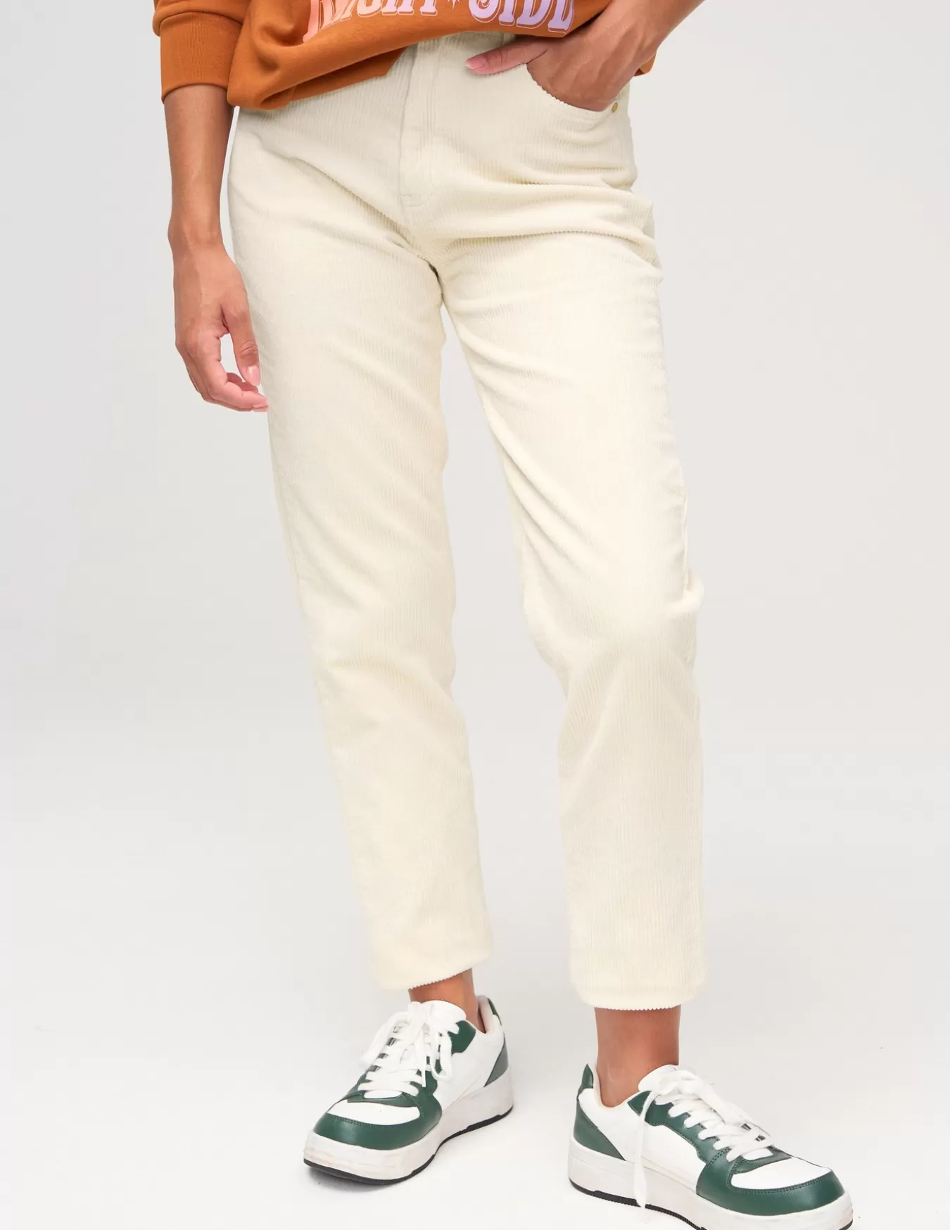 Pantalon Mom En Velours^BZB Online