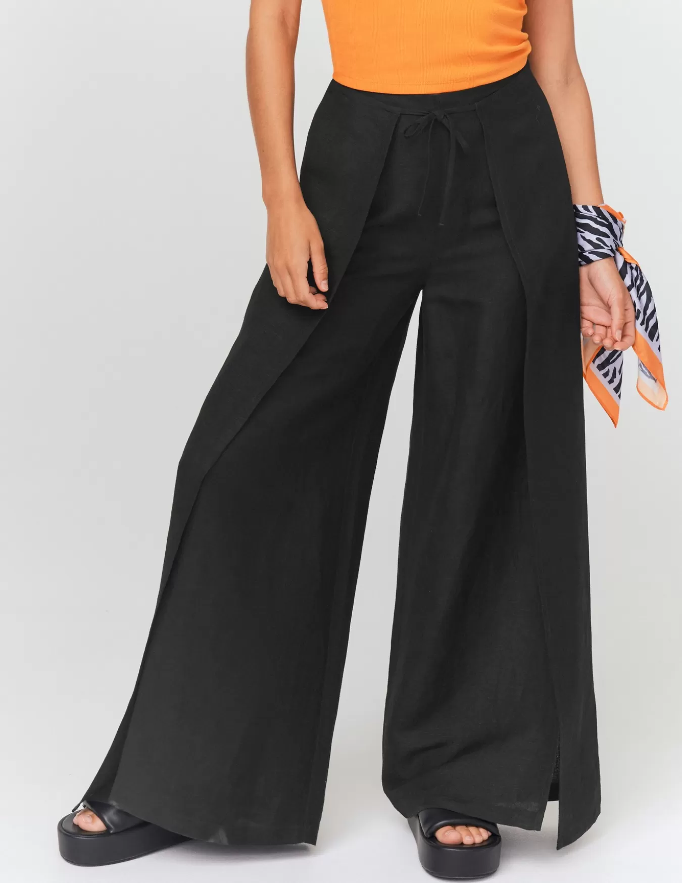 Pantalon Paréo En Lin^BZB Cheap