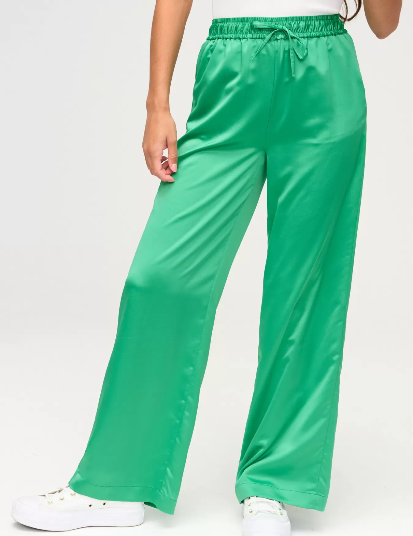 Pantalon Satin Taille élastiquée^BZB Clearance