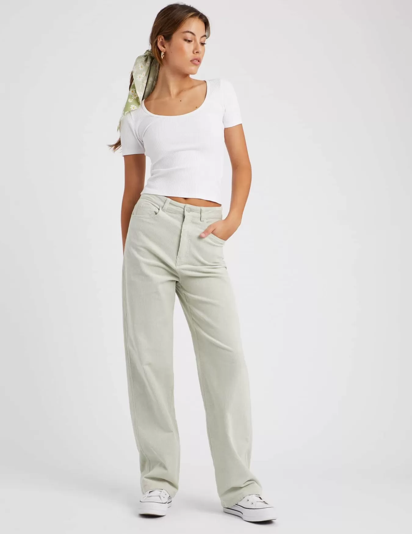 Pantalon Straight Velours^BZB Online