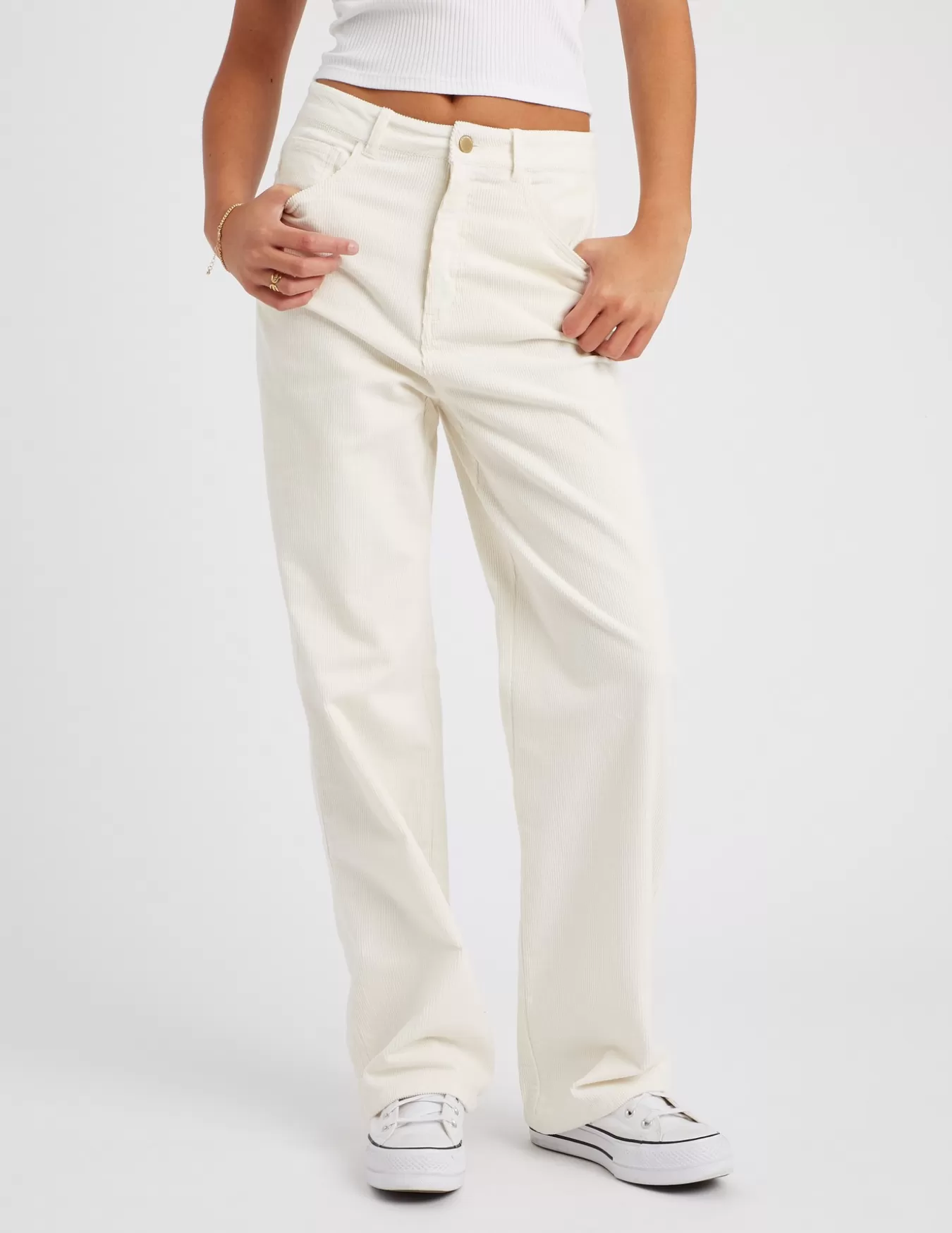 Pantalon Straight Velours^BZB Online