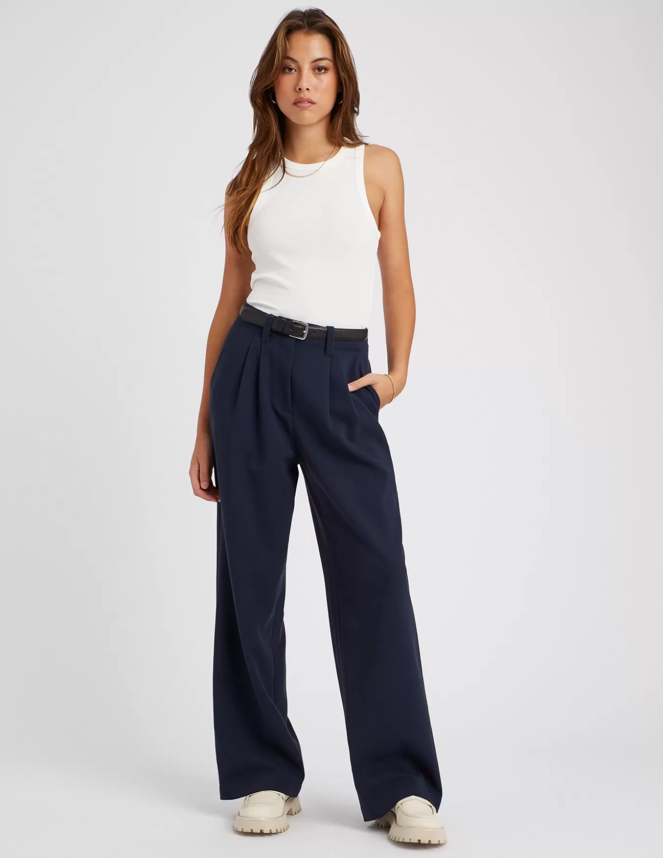 Pantalon Tailleur à Pinces^BZB Cheap