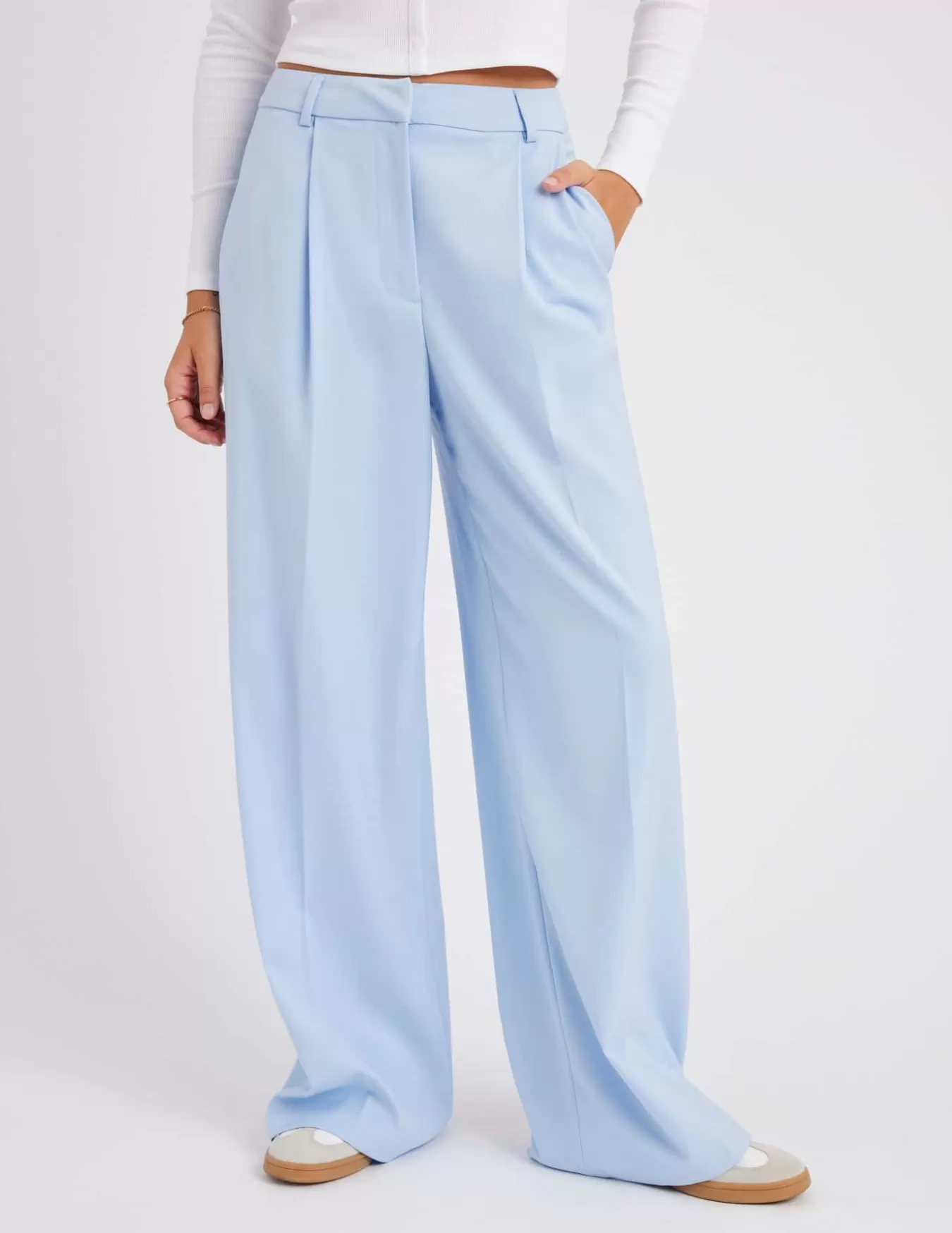 Pantalon Tailleur à Pinces^BZB Best Sale