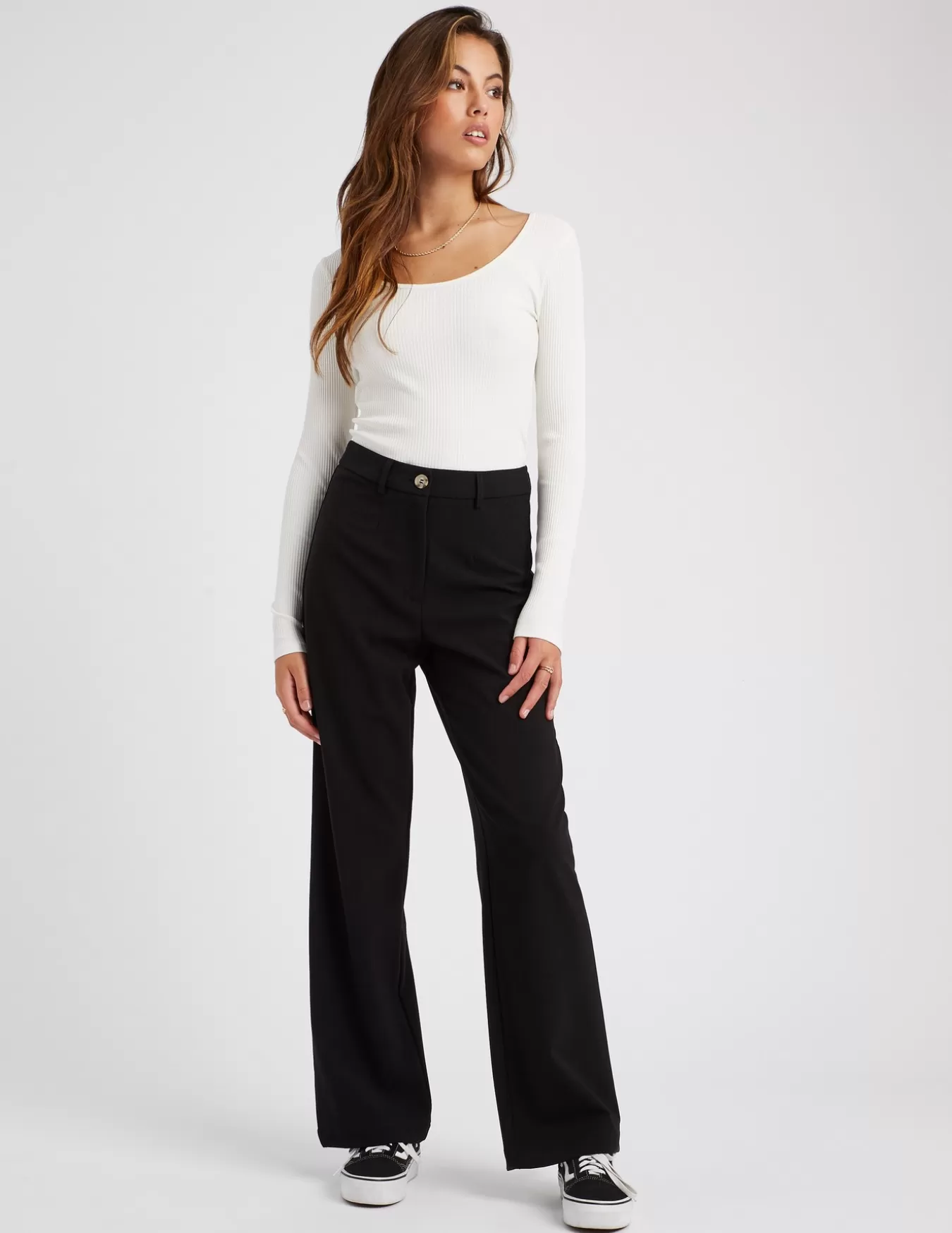 Pantalon Tailleur Polyester Recyclé^BZB Flash Sale