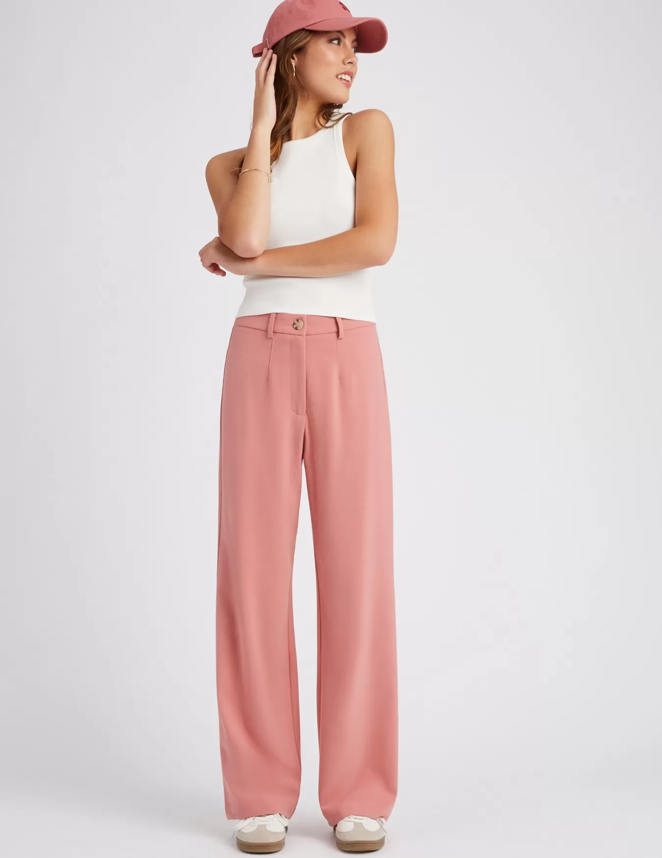 Pantalon Tailleur Polyester Recyclé^BZB Online