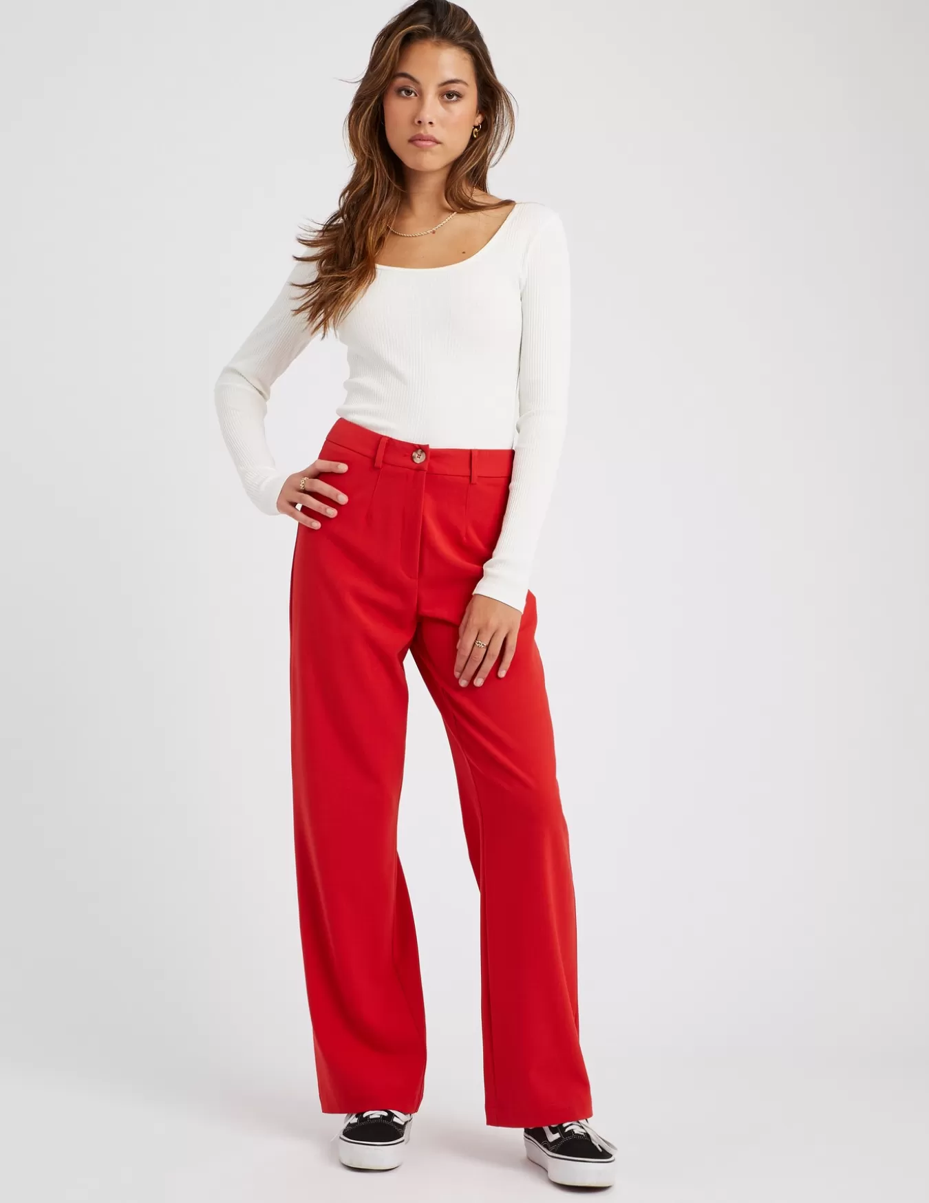 Pantalon Tailleur Polyester Recyclé^BZB Store