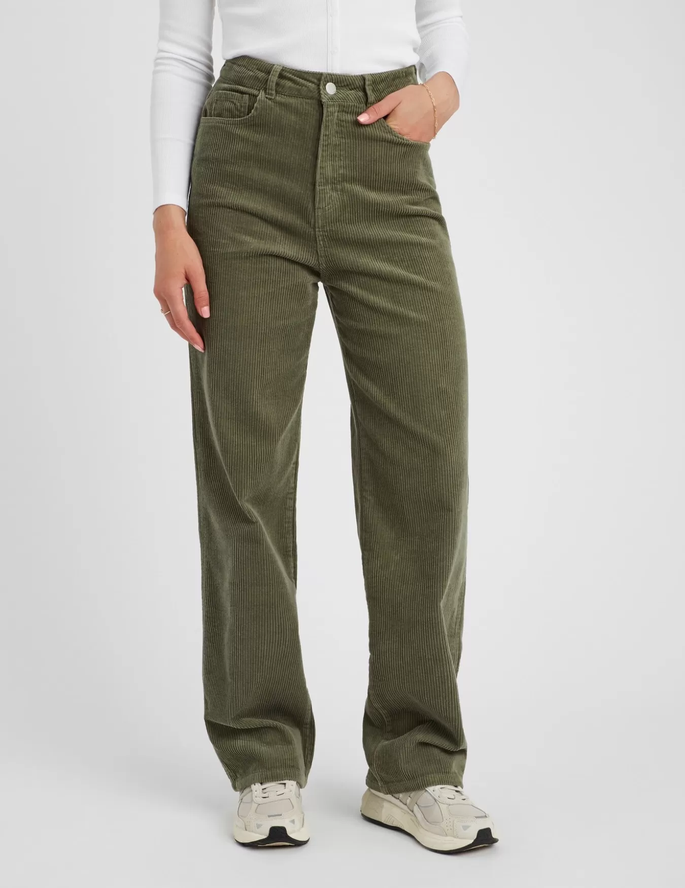 Pantalon Velours Straight^BZB Discount