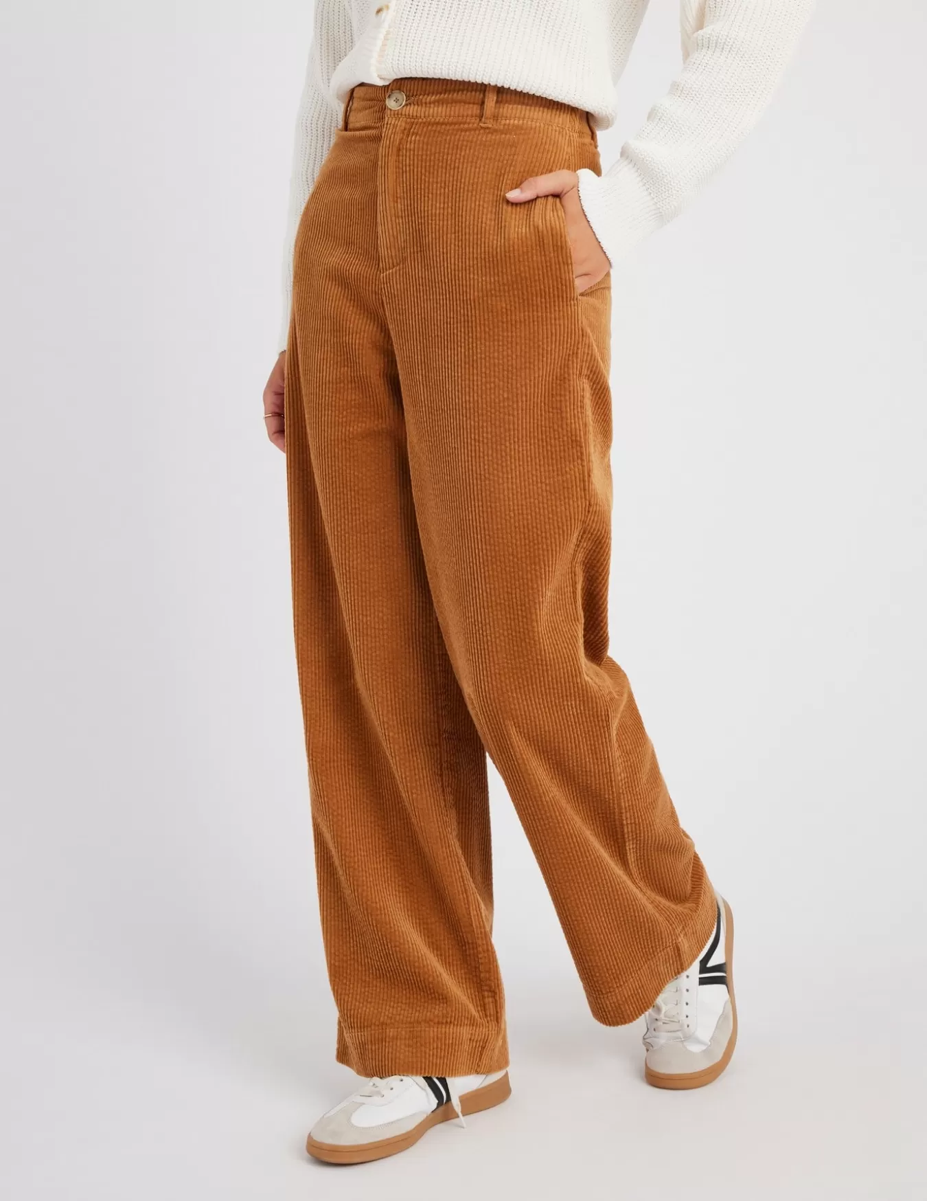 Pantalon Velours Wide Leg^BZB Sale