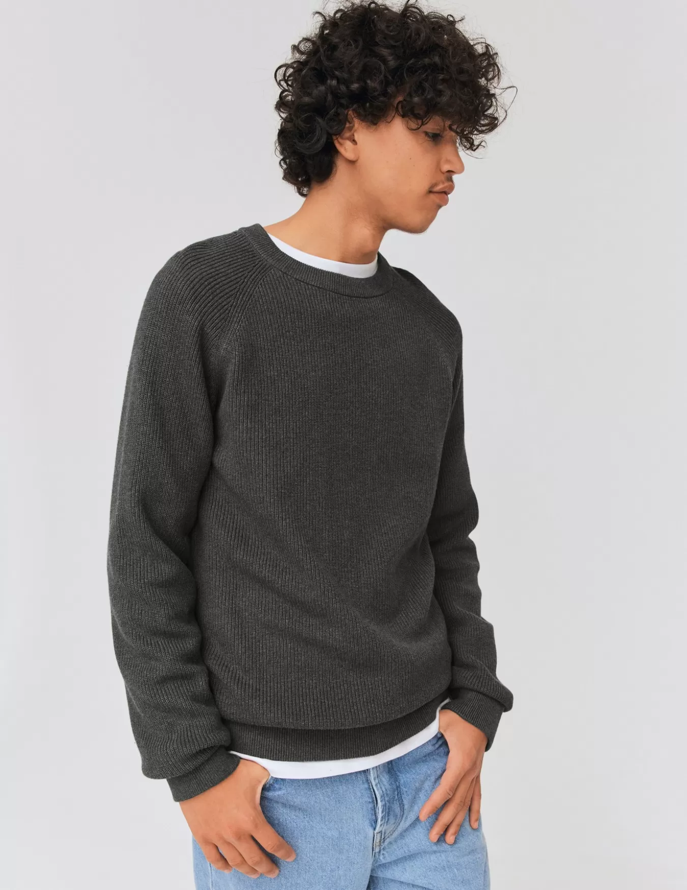 Pull Col Rond Coton Uni^BZB Flash Sale