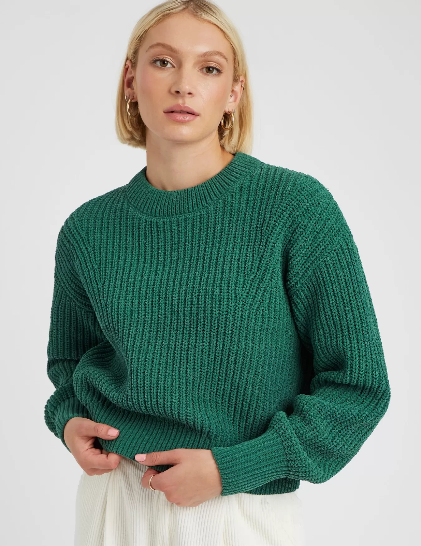 Pull Col Rond En Maille^BZB Cheap