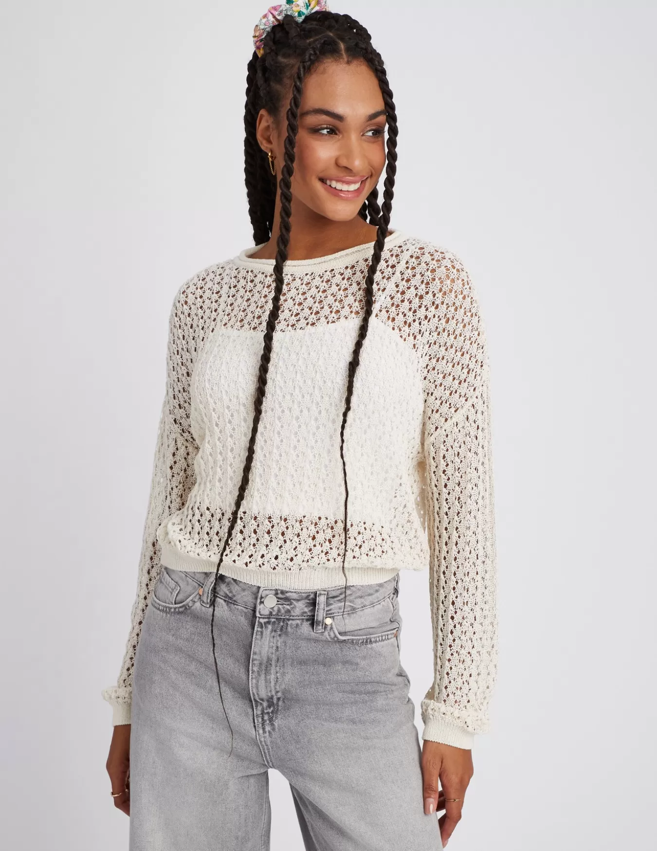 Pull En Crochet Ajouré^BZB Cheap