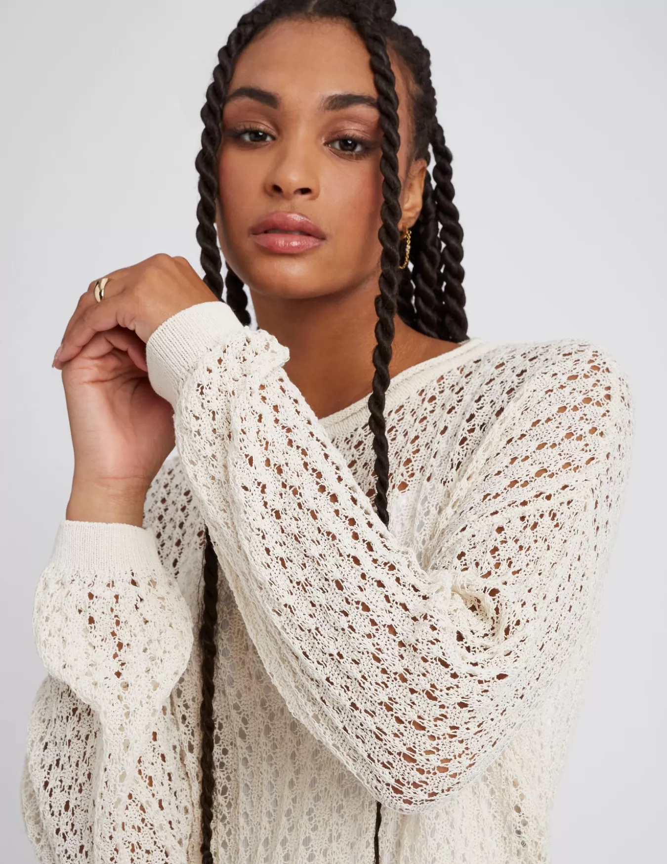 Pull En Crochet Ajouré^BZB Cheap