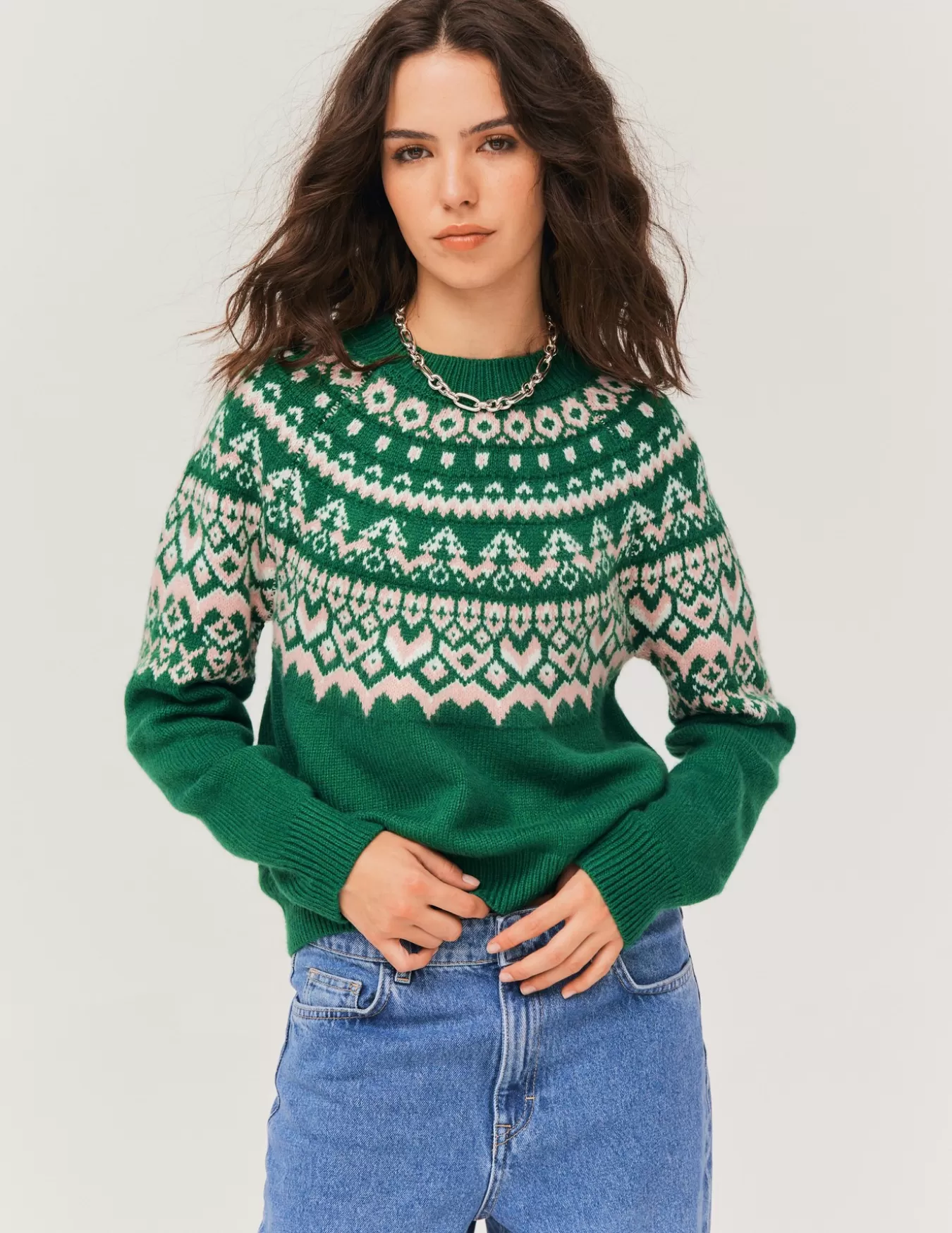 Pull Jacquard De Noël^BZB Outlet