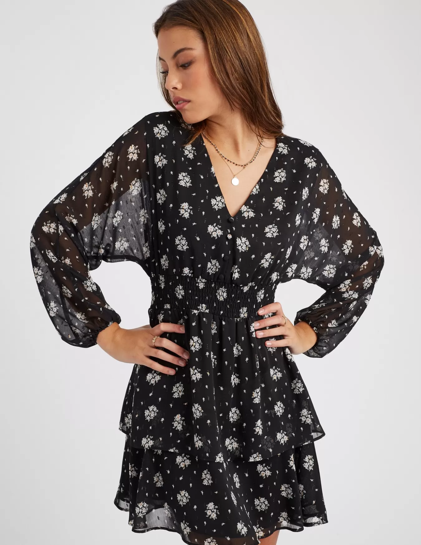 Robe Courte Imprimée^BZB Sale