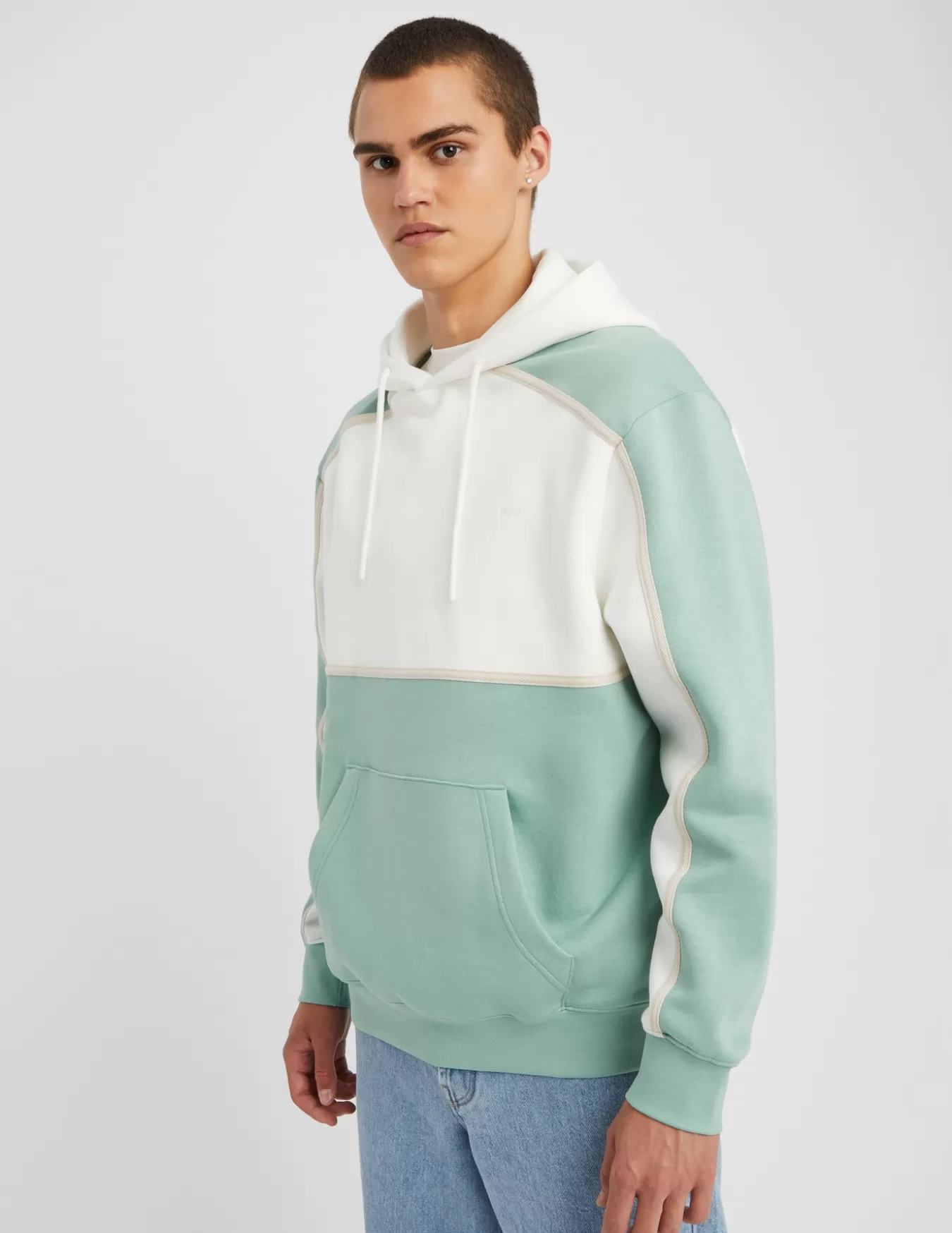 Sweat à Capuche Colorblock^BZB Cheap