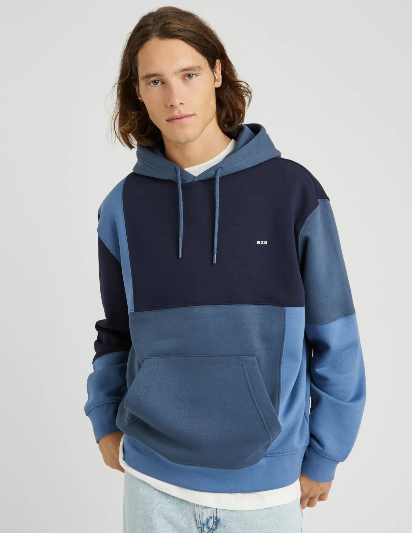 Sweat à Capuche Colorblock^BZB Discount