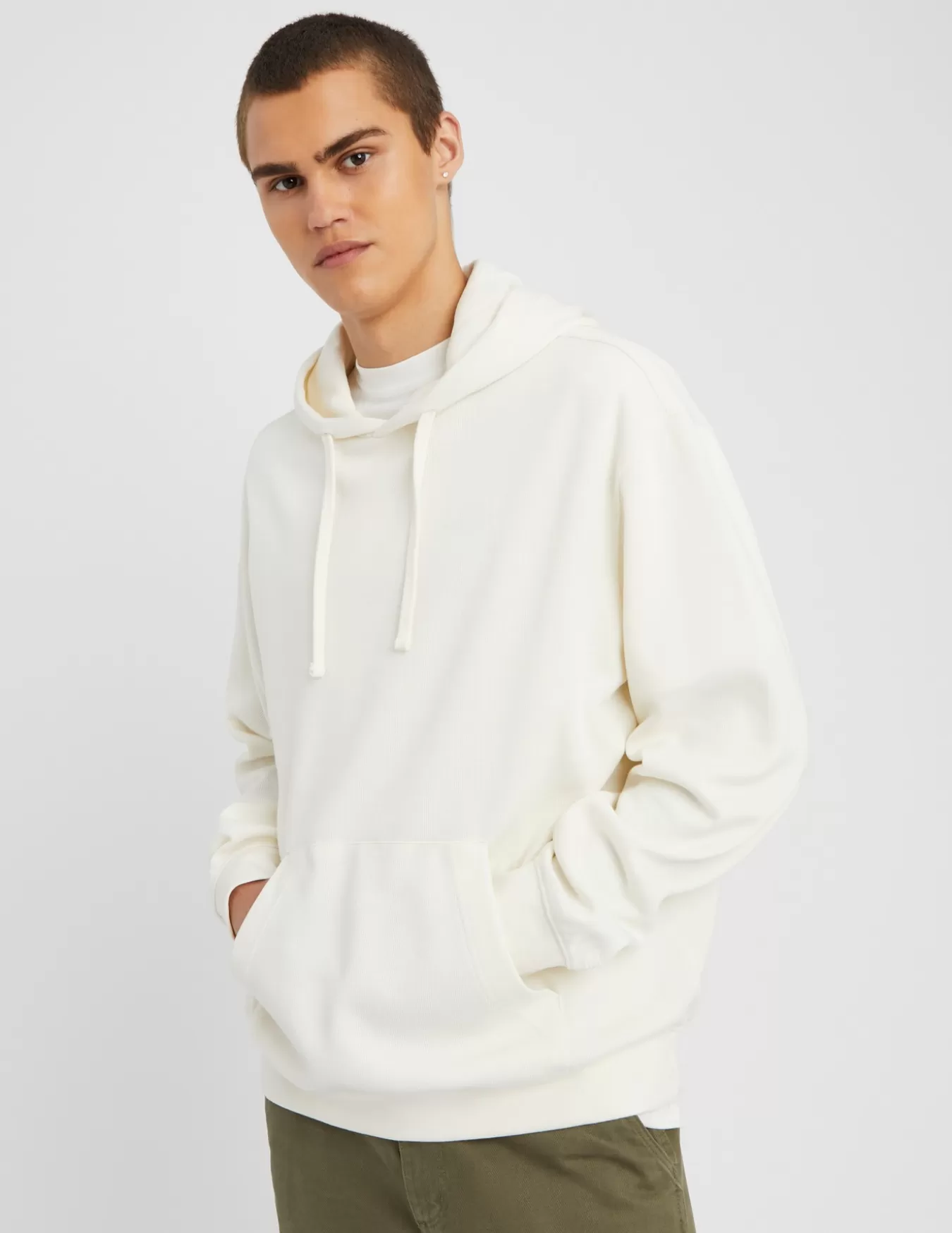 Sweat à Capuche Matière Fantaisie^BZB Flash Sale