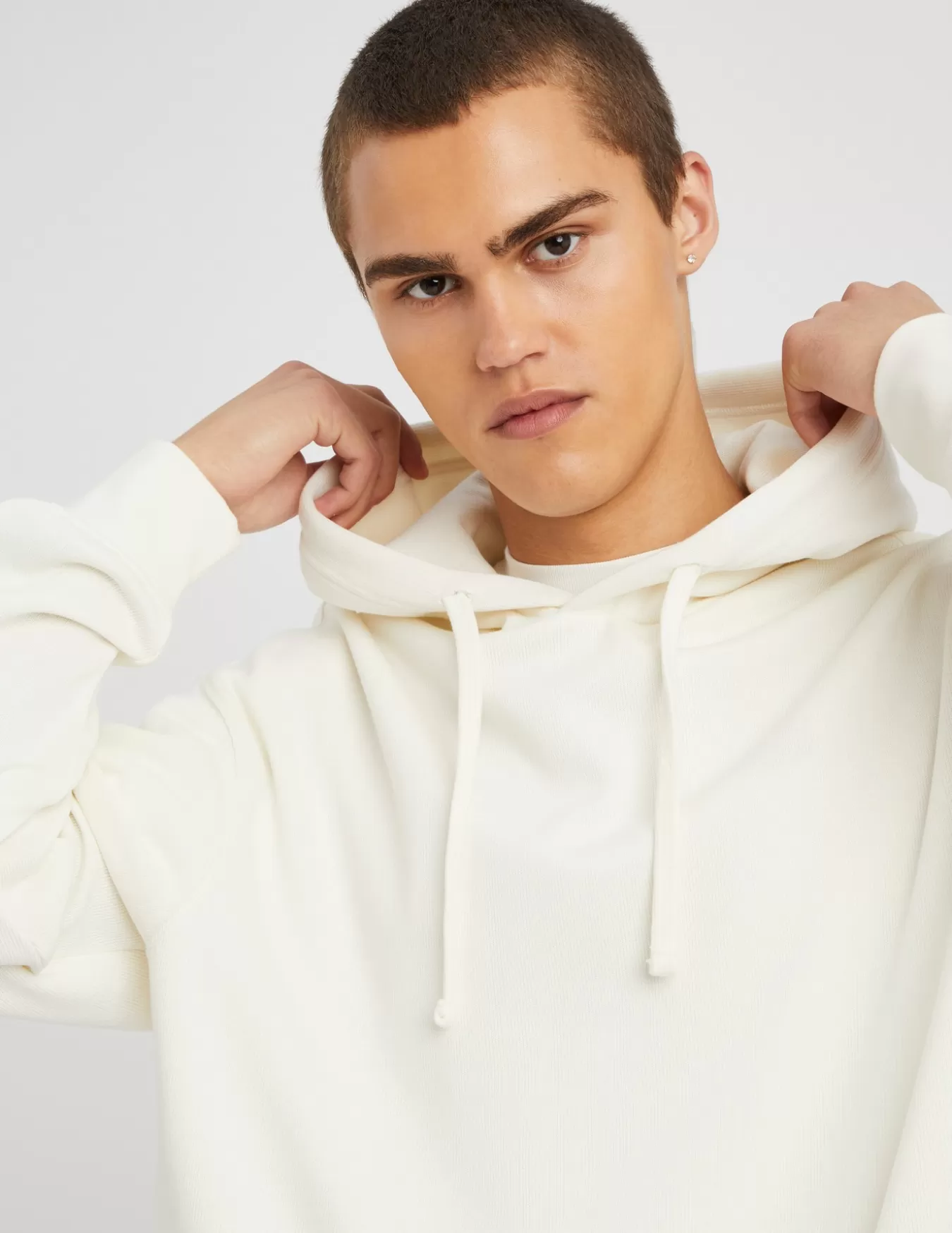 Sweat à Capuche Matière Fantaisie^BZB Flash Sale