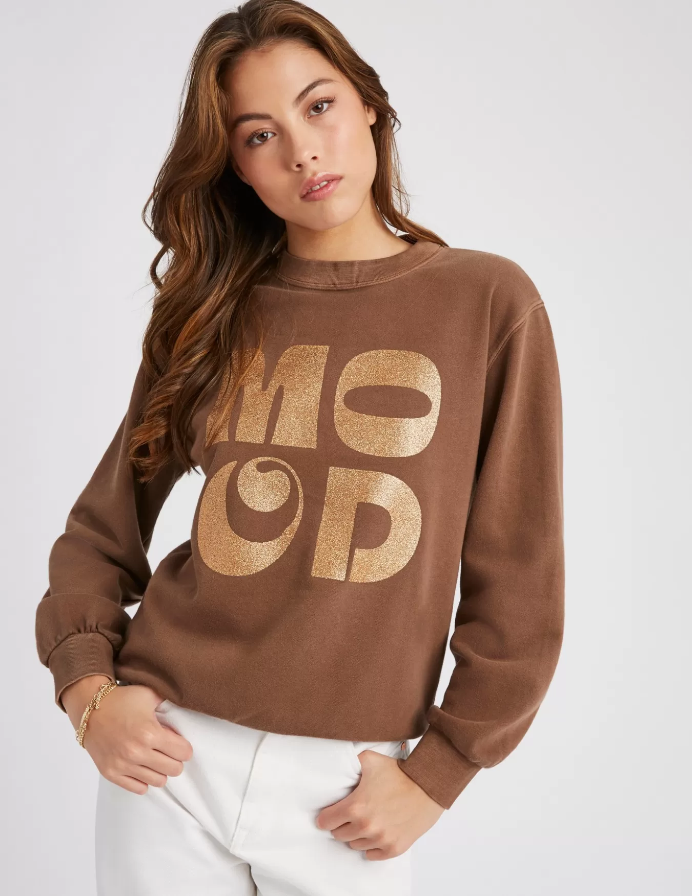 Sweat Col Rond Pailleté^BZB Cheap