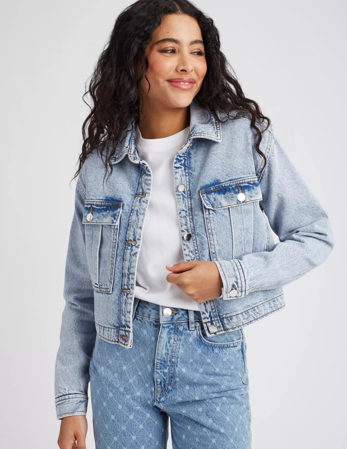 Veste En Jean Courte^BZB Sale