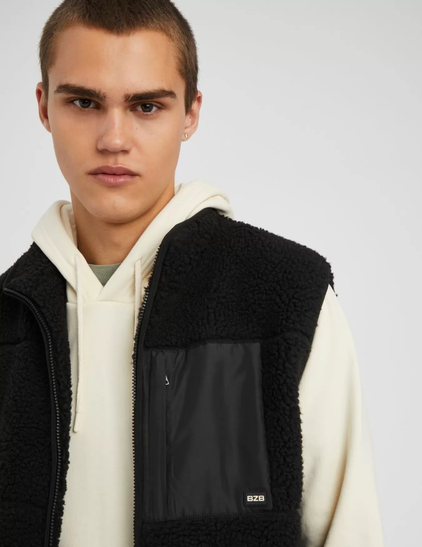 Veste Zippée Sans Manches Sherpa^BZB Clearance